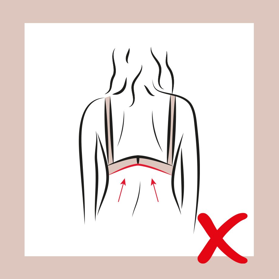 Backband too loose.